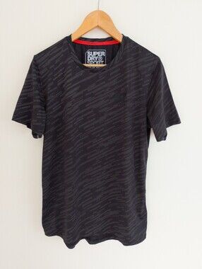 Superdry Sport Active All Over Print Performance Gym Tee Men’s Large
